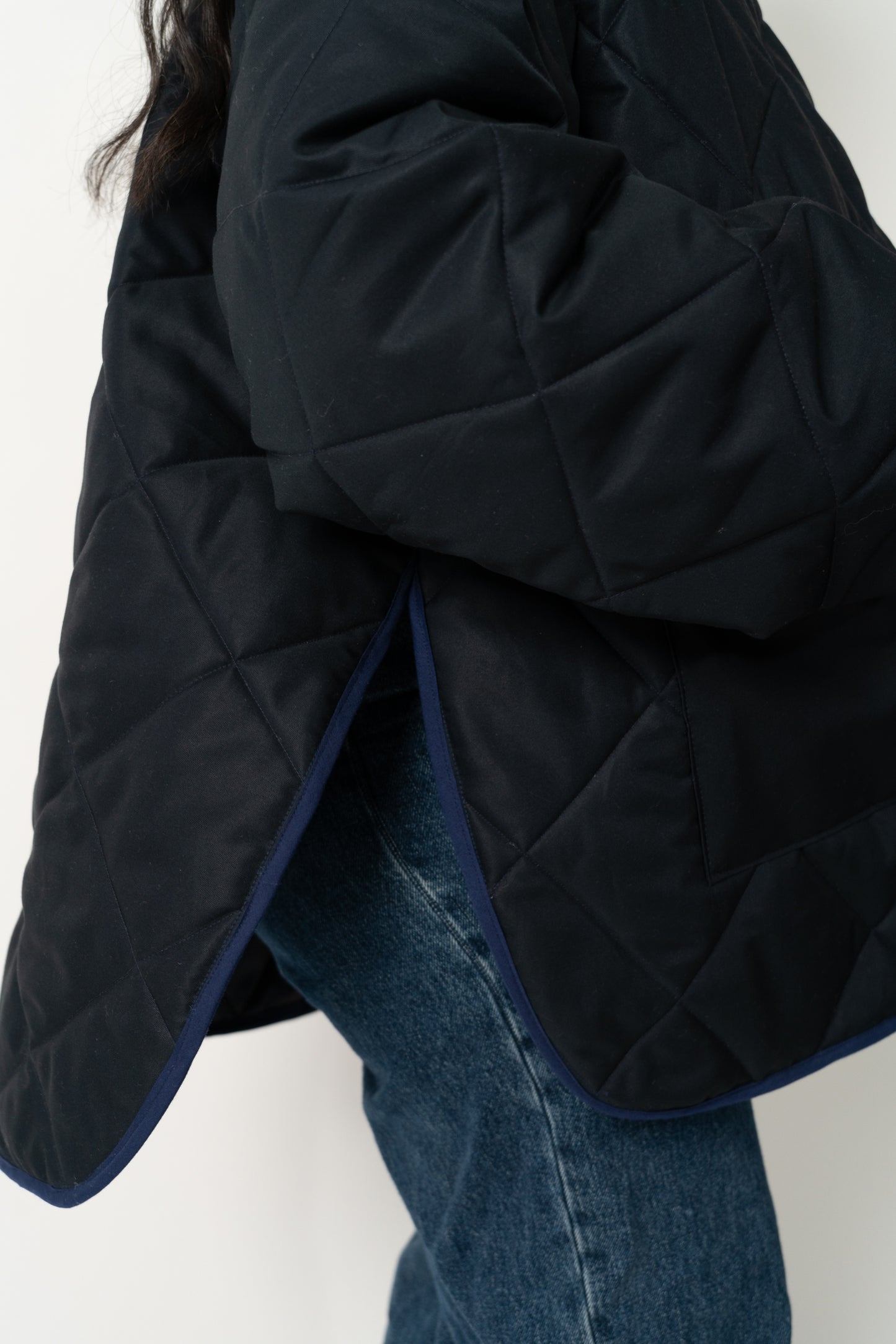 Elias Quilted Jacket Midnight
