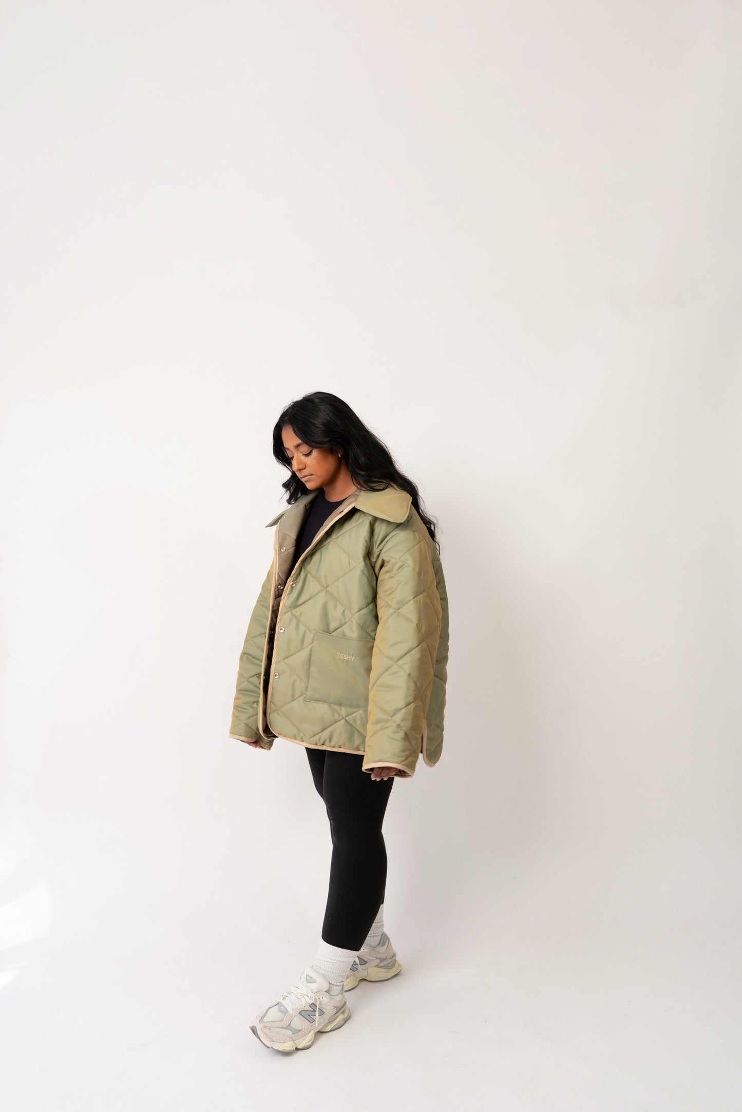 Elias Quilted Jacket Sage
