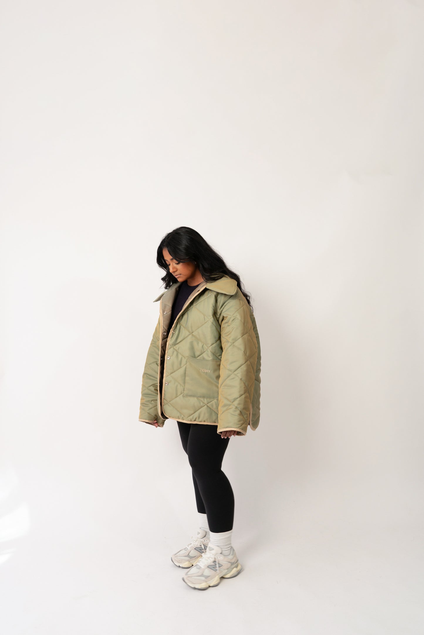 Elias Quilted Jacket Sage