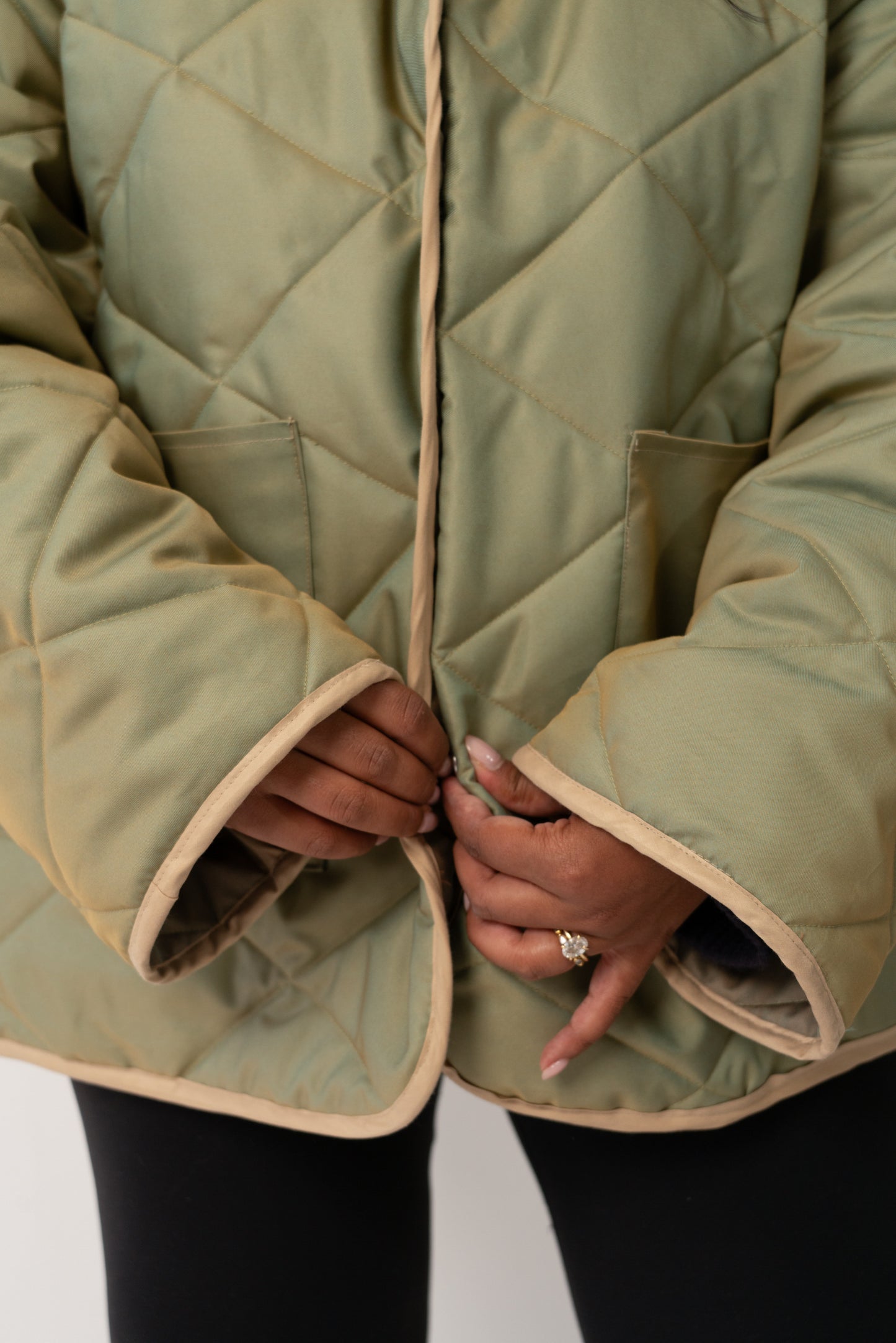 Elias Quilted Jacket Sage