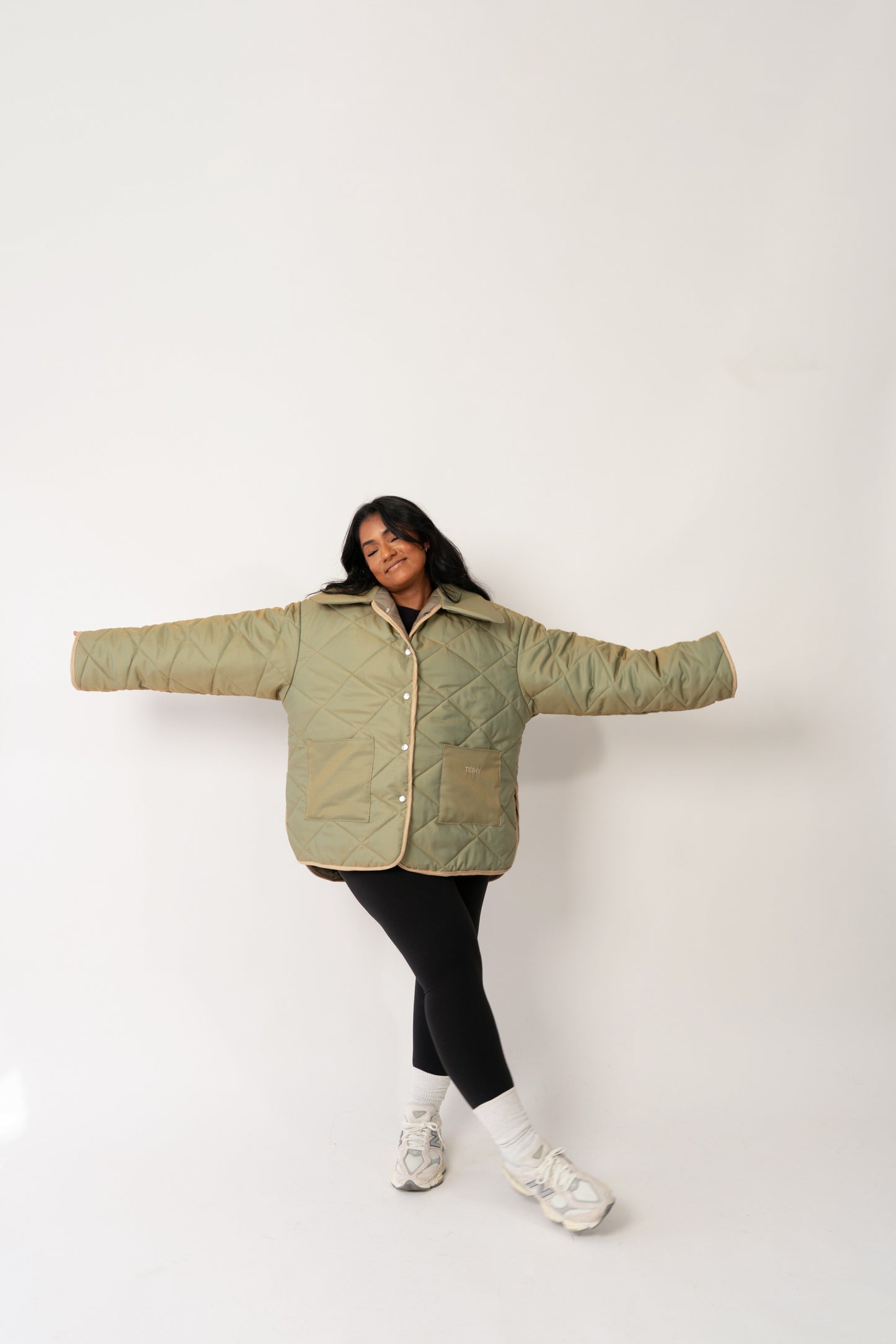 Elias Quilted Jacket Sage
