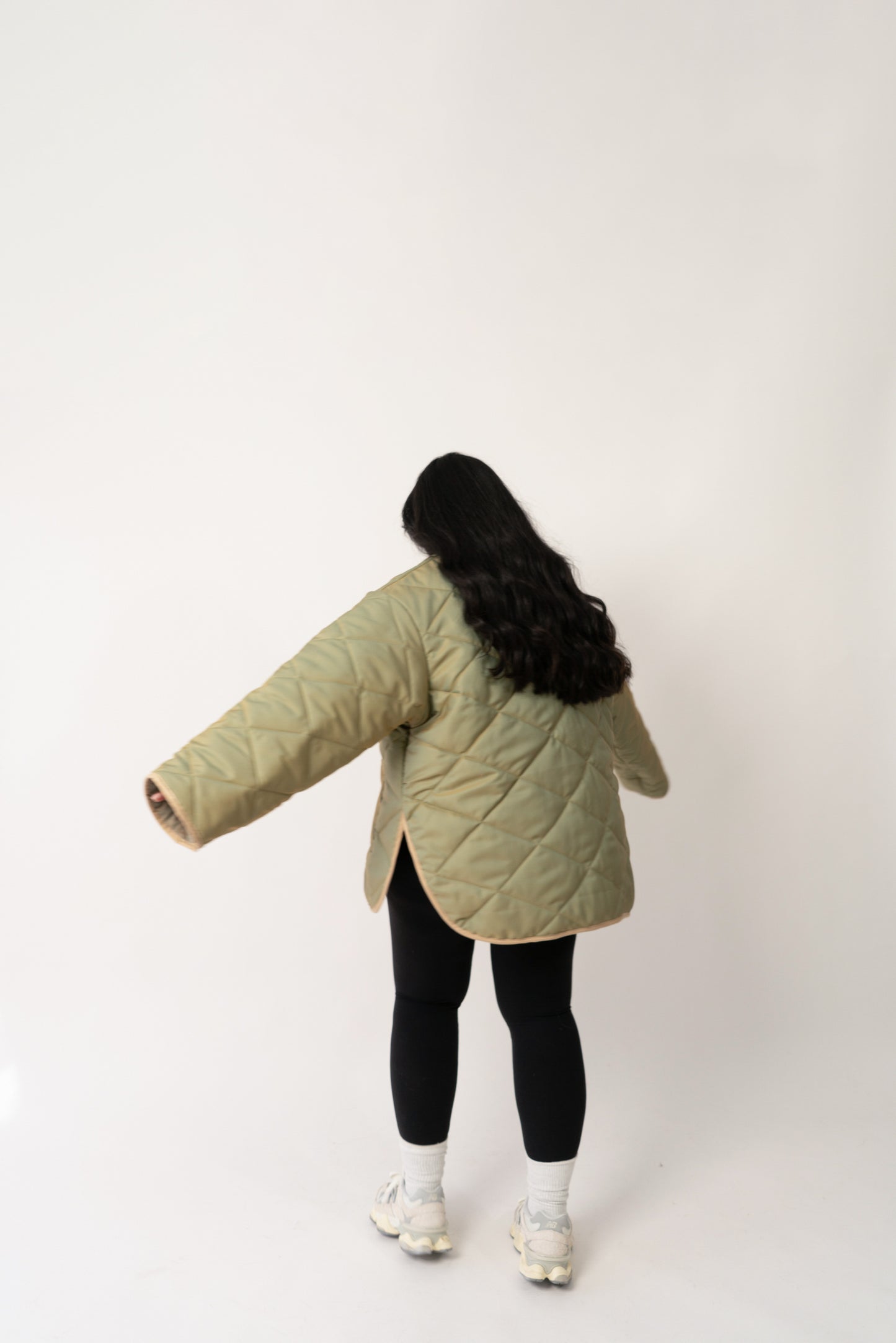 Elias Quilted Jacket Sage