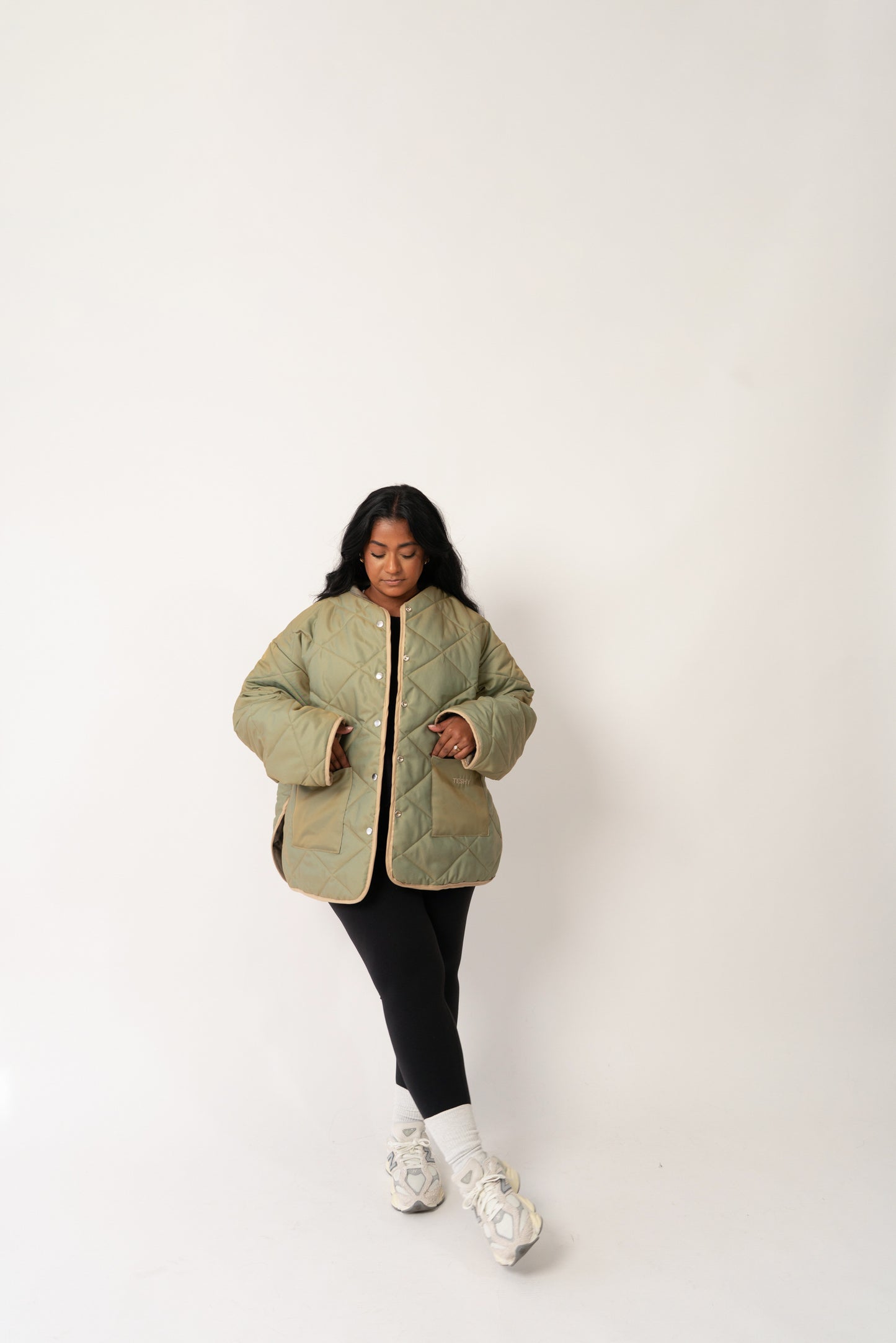 Elias Quilted Jacket Sage
