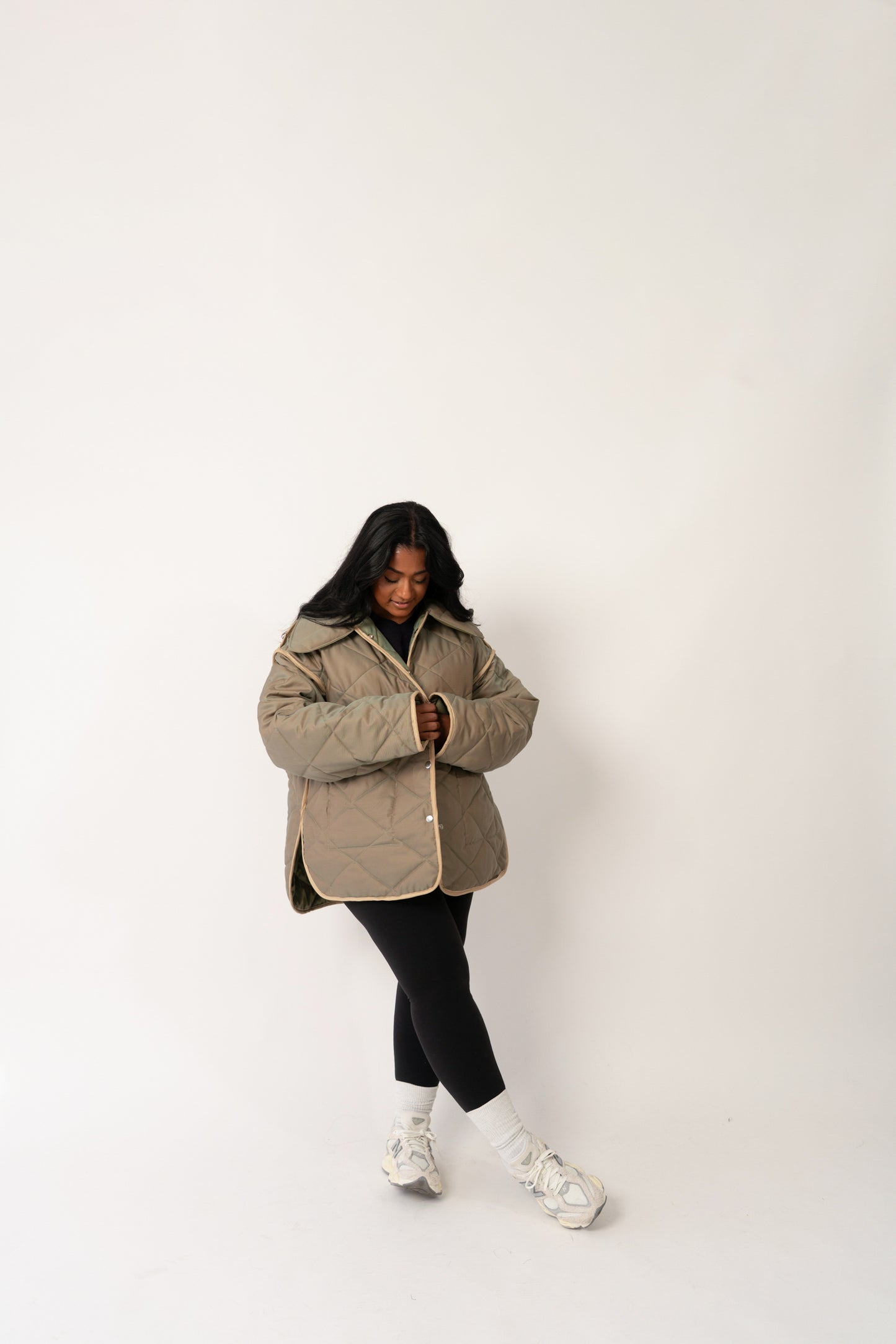 Elias Quilted Jacket Sage