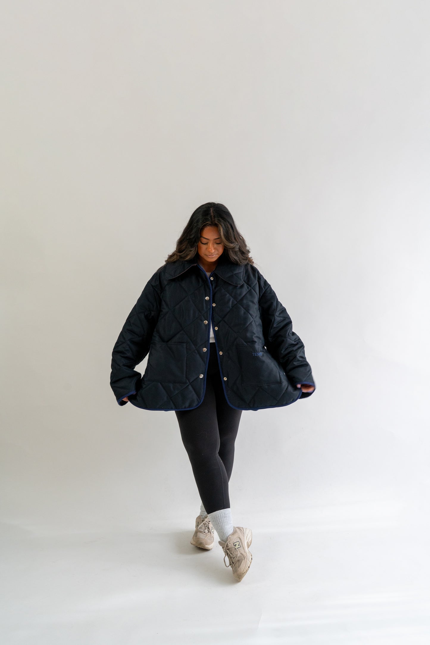 Elias Quilted Jacket Midnight