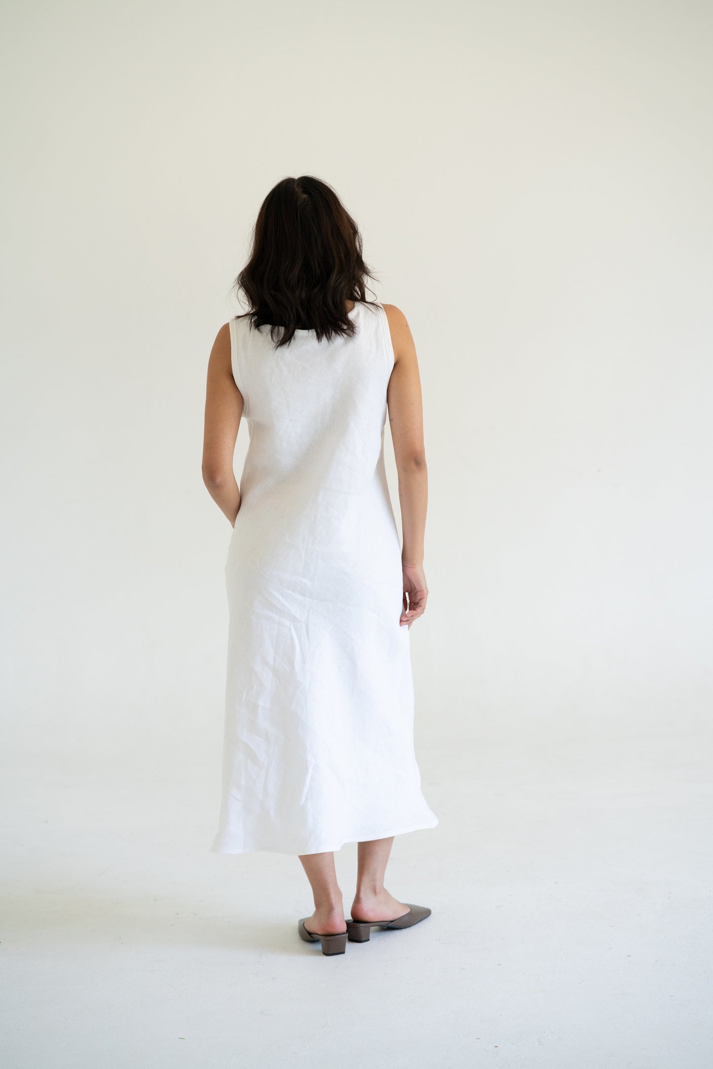 Eden Midi Linen Dress