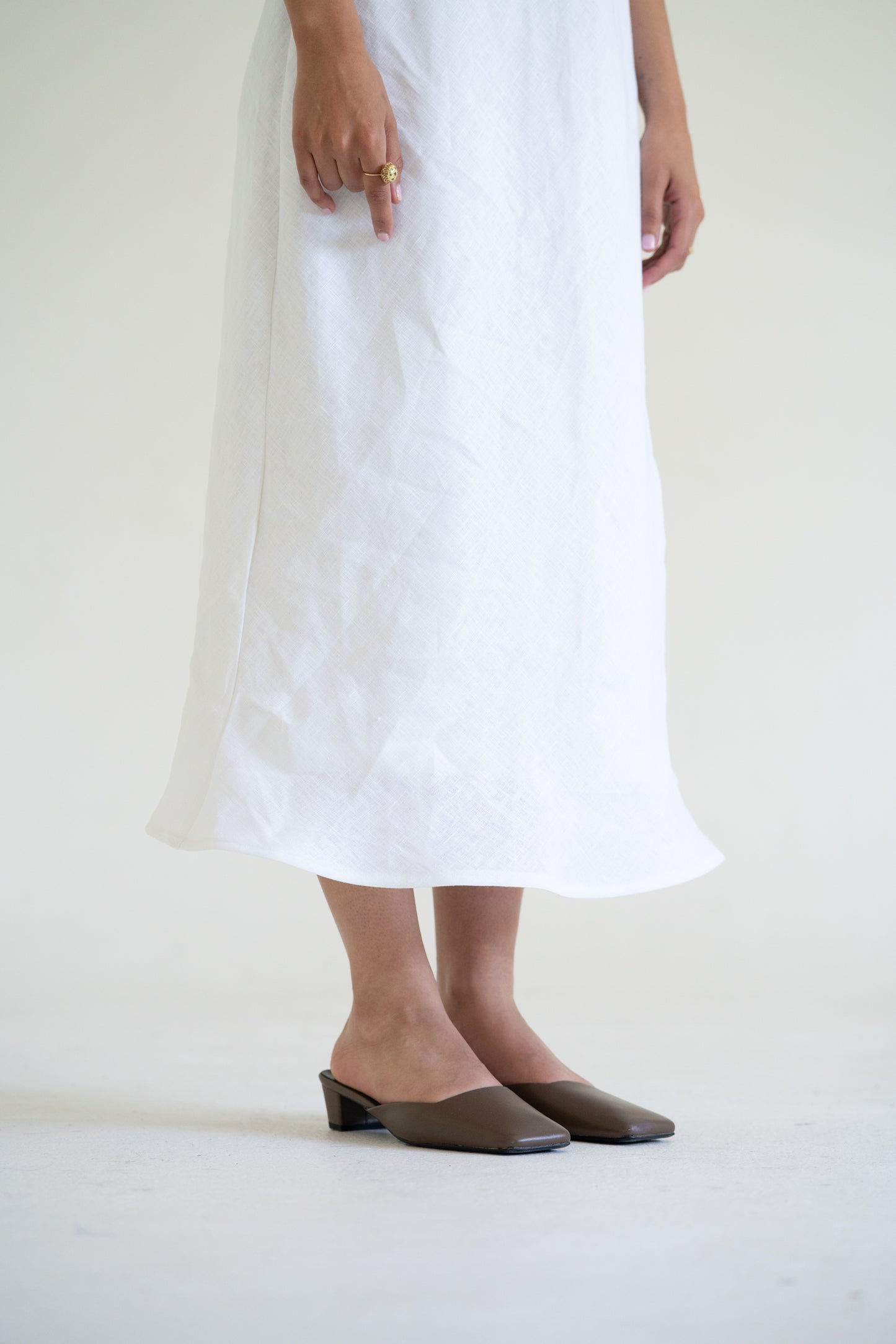 Eden Midi Linen Dress