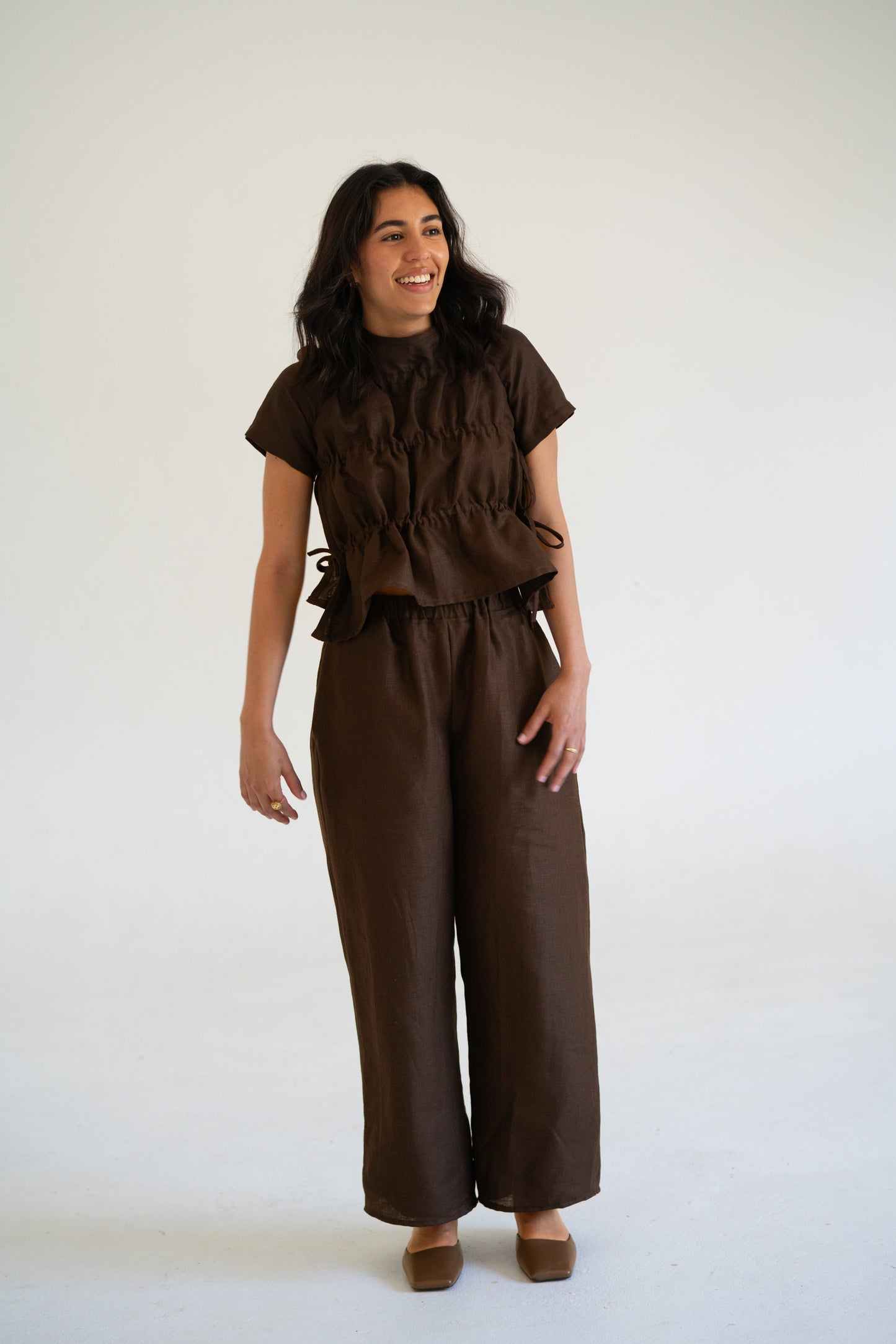 Eden Shirt Chocolate