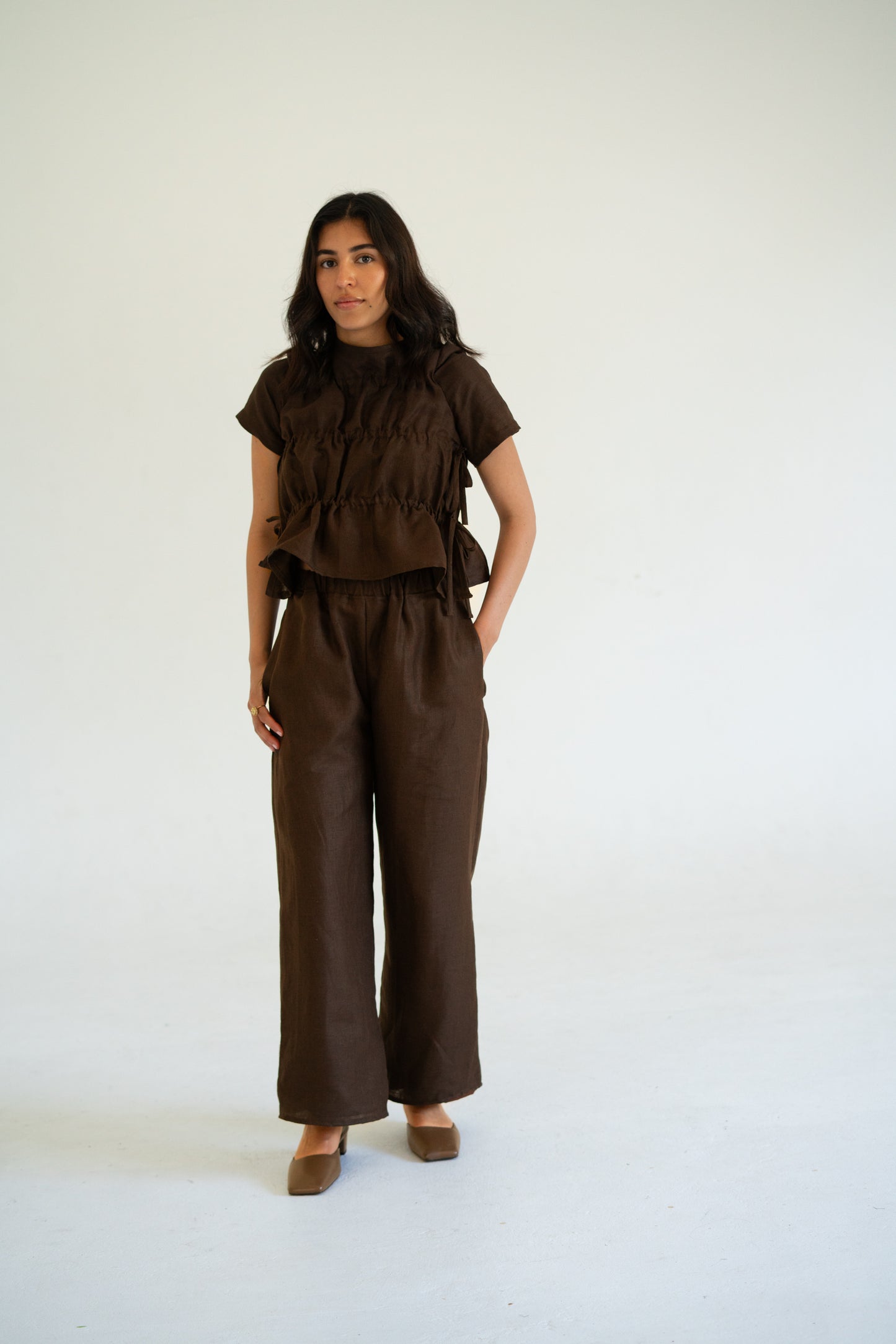 Eden Shirt Chocolate