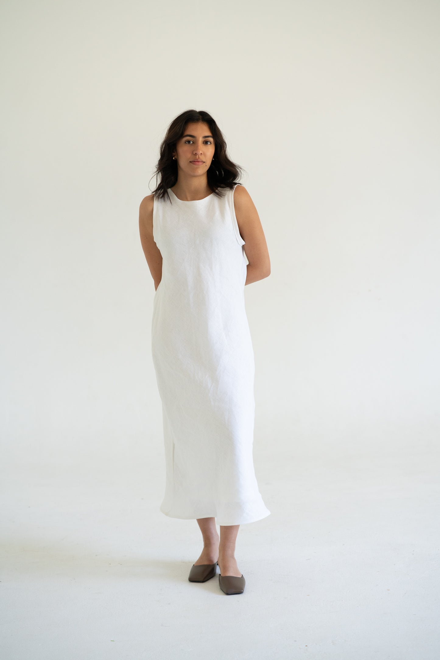 Eden Midi Linen Dress