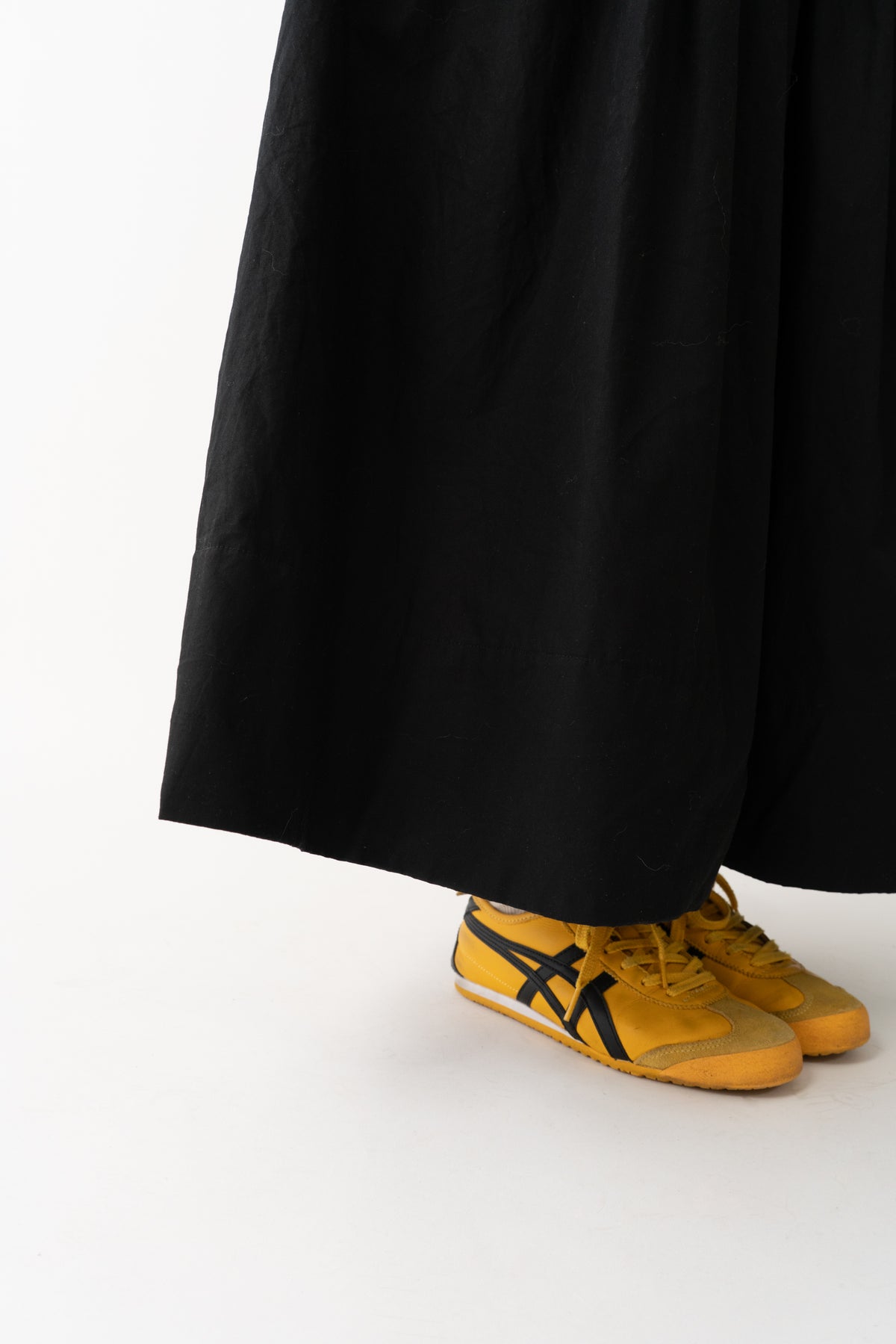 Abigail Gathered Skirt Black