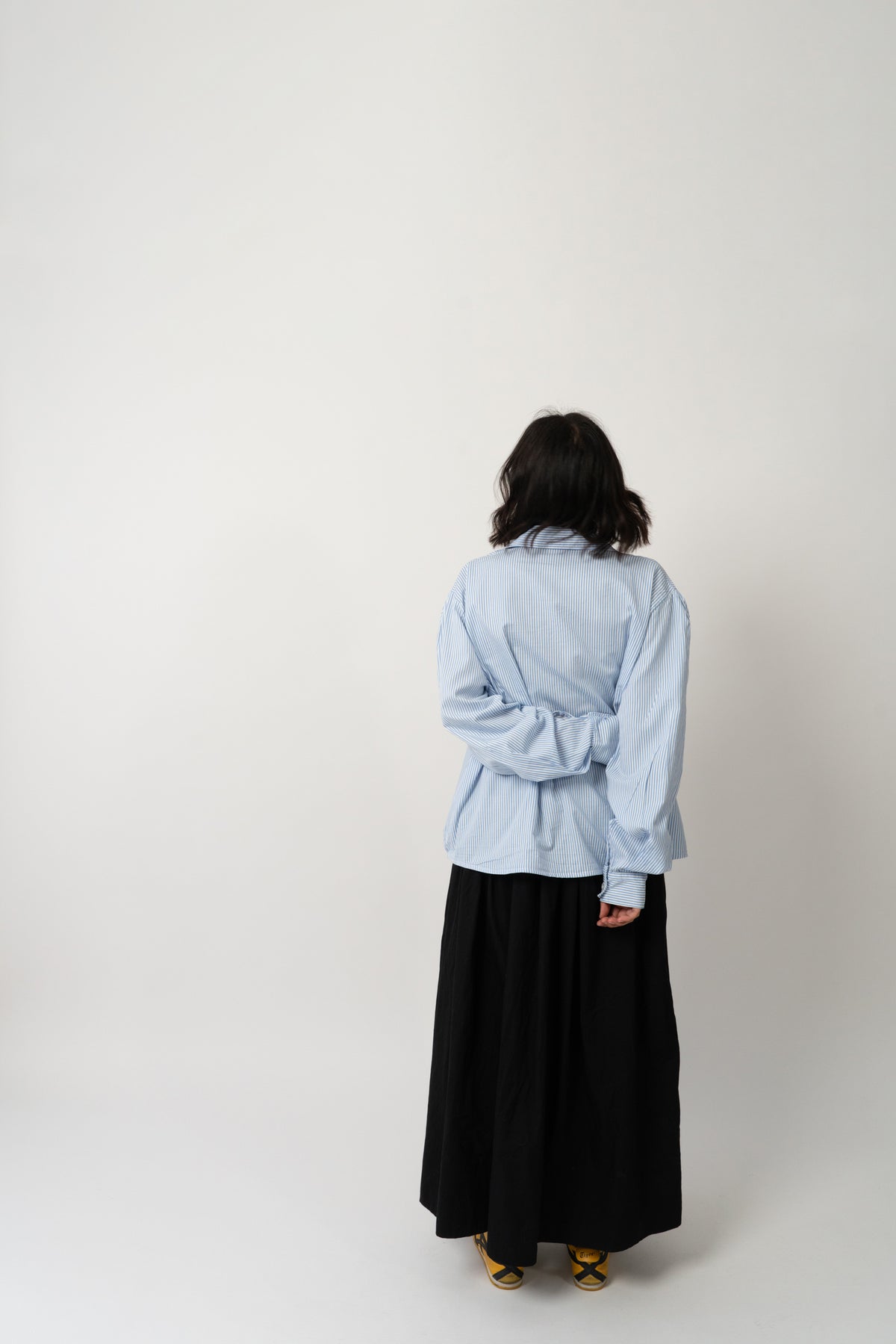 Abigail Gathered Skirt Black