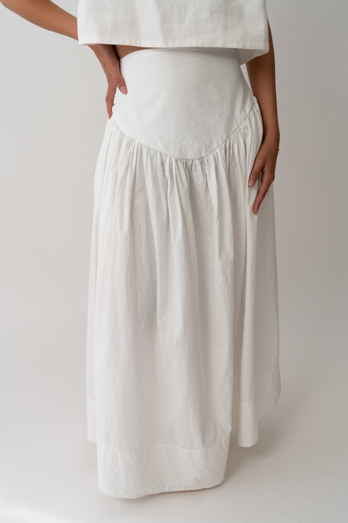 Sarah Skirt White