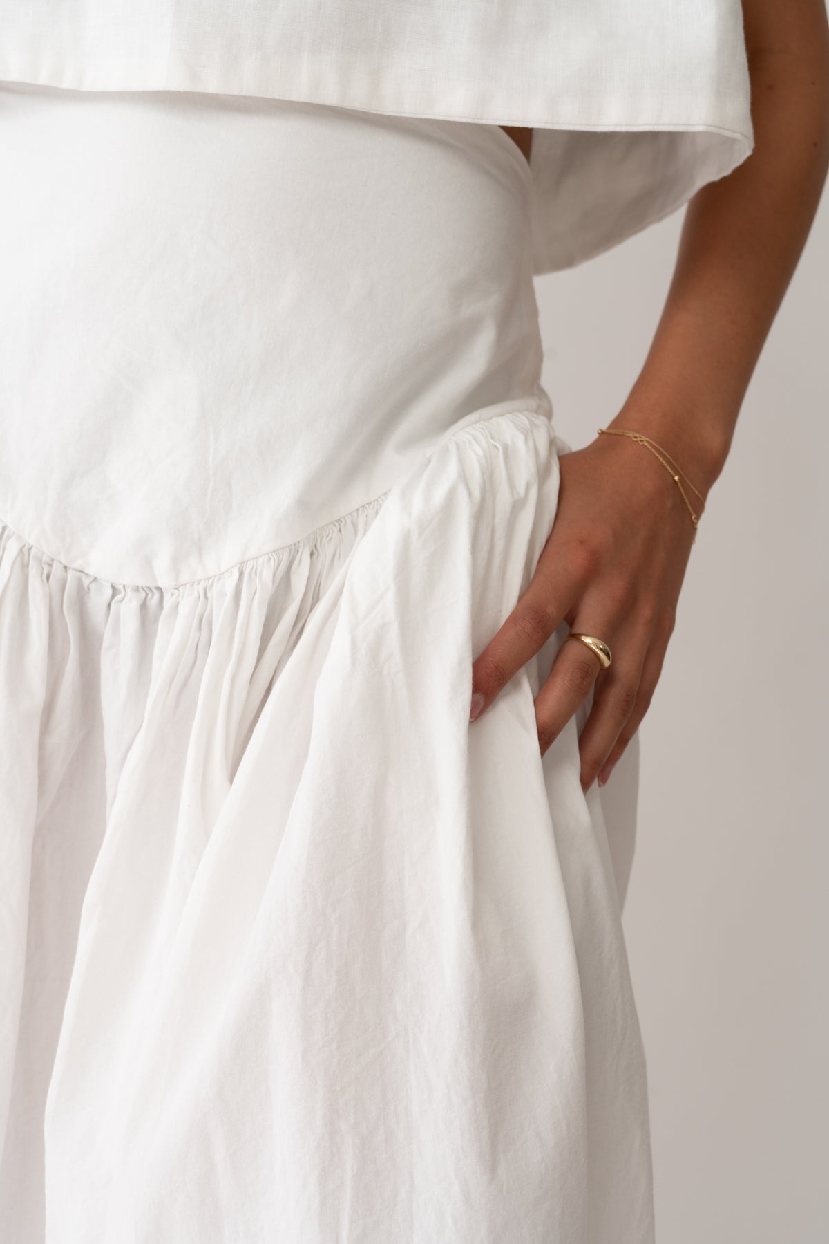 Sarah Skirt White