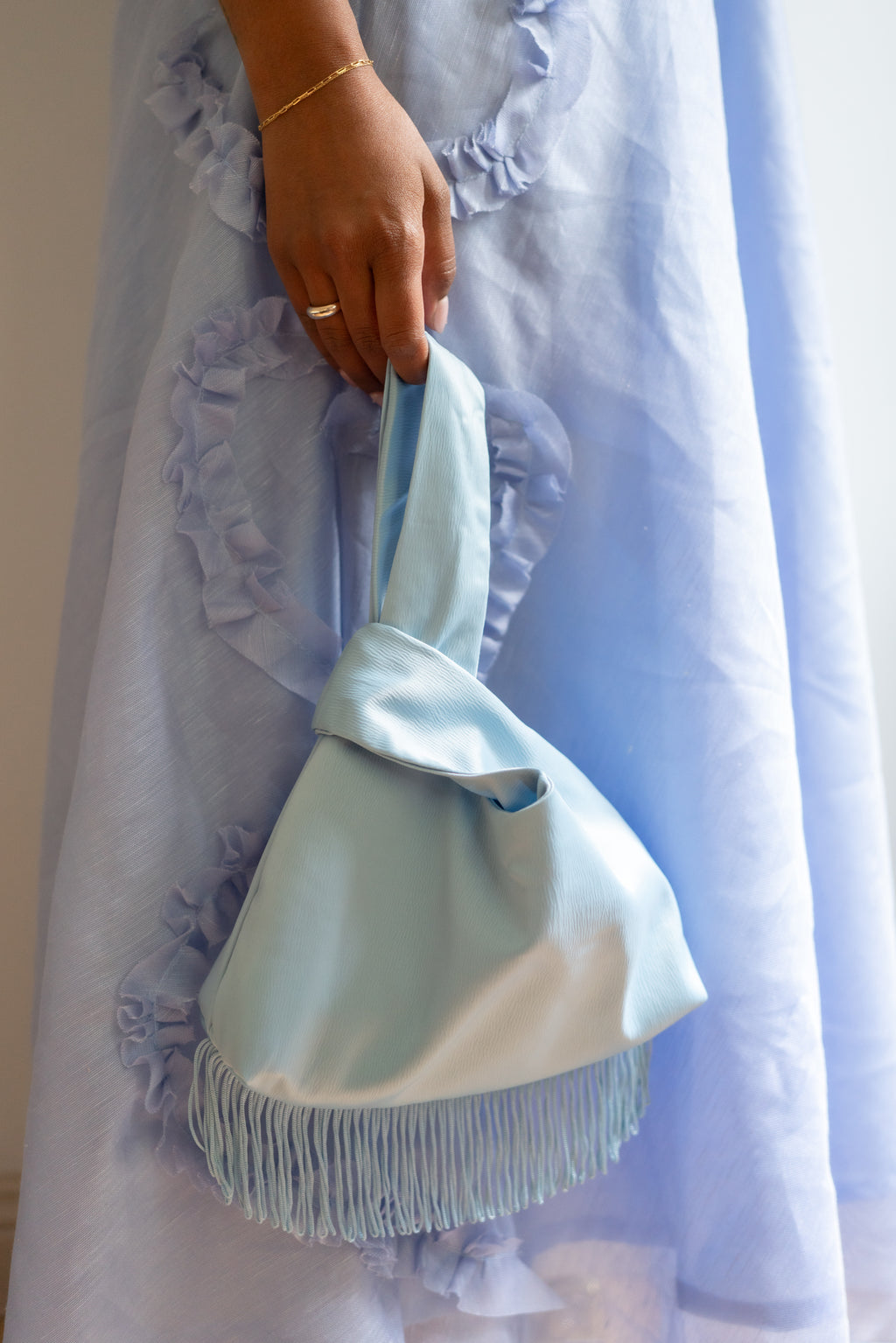 Selah Knot Bag Blue