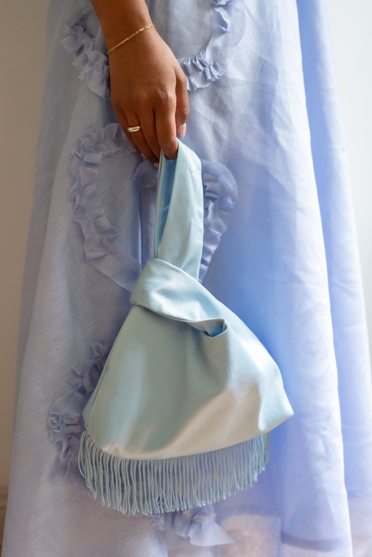 Selah Knot Bag Blue