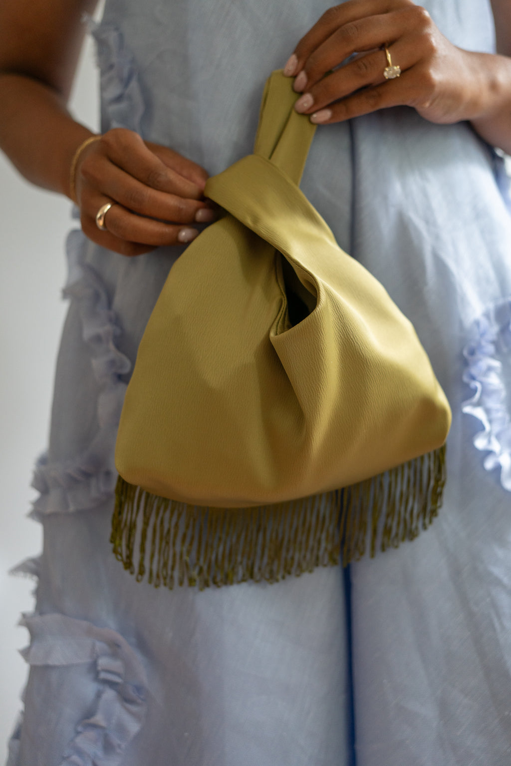 Selah Knot Bag Green