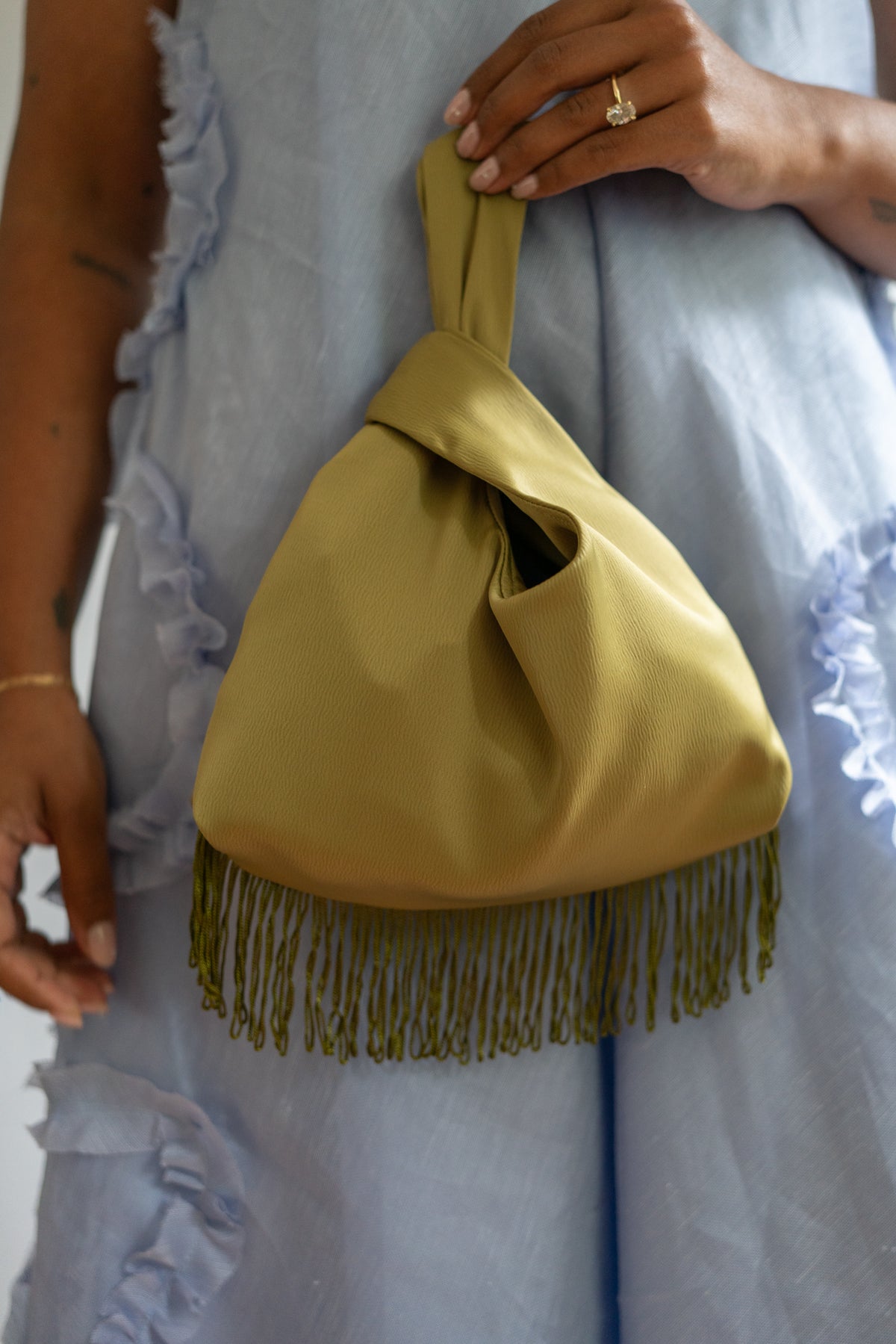 Selah Knot Bag Green