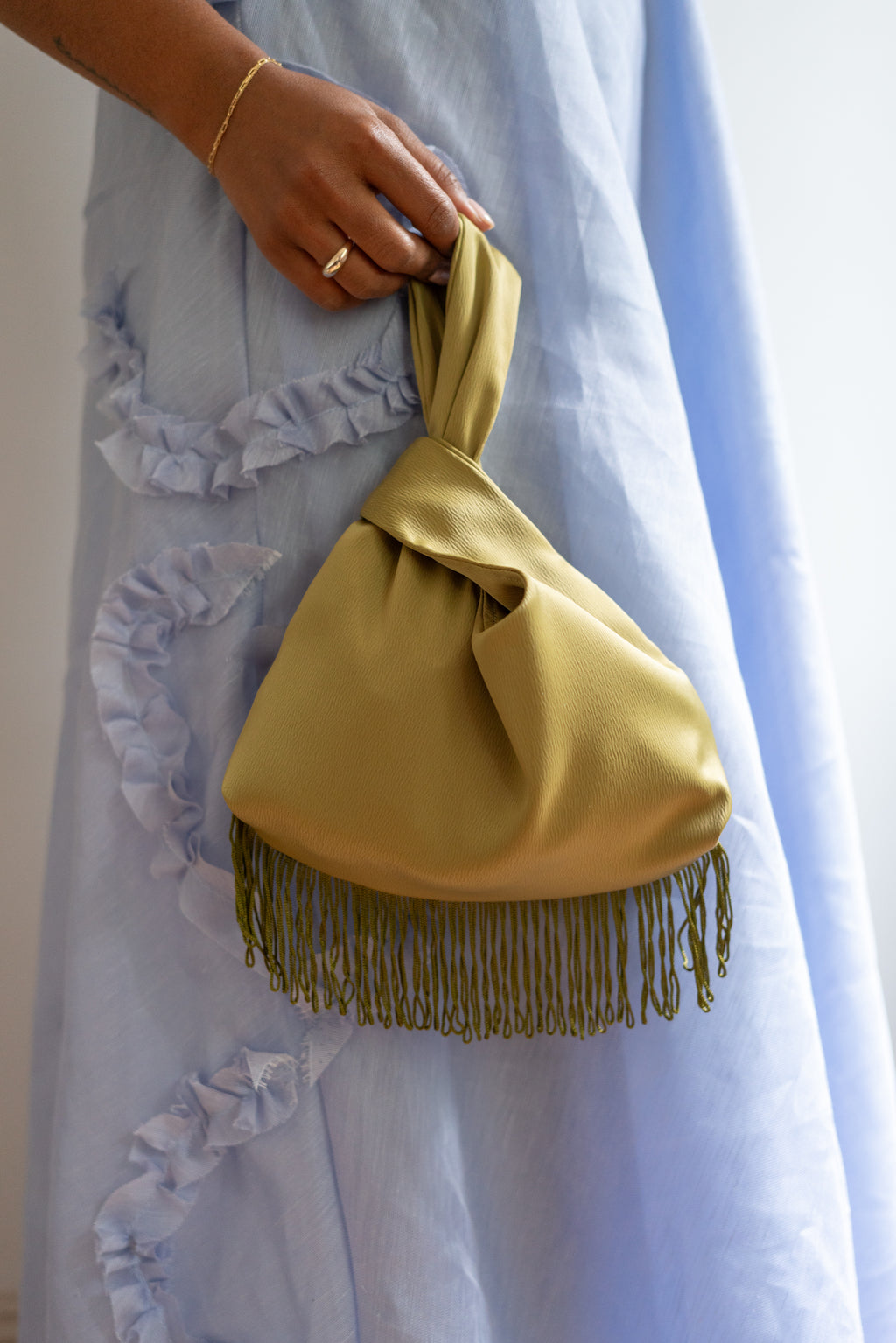 Selah Knot Bag Green