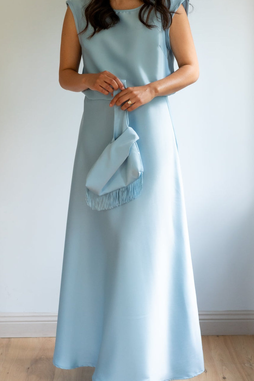 Selah Knot Bag Blue