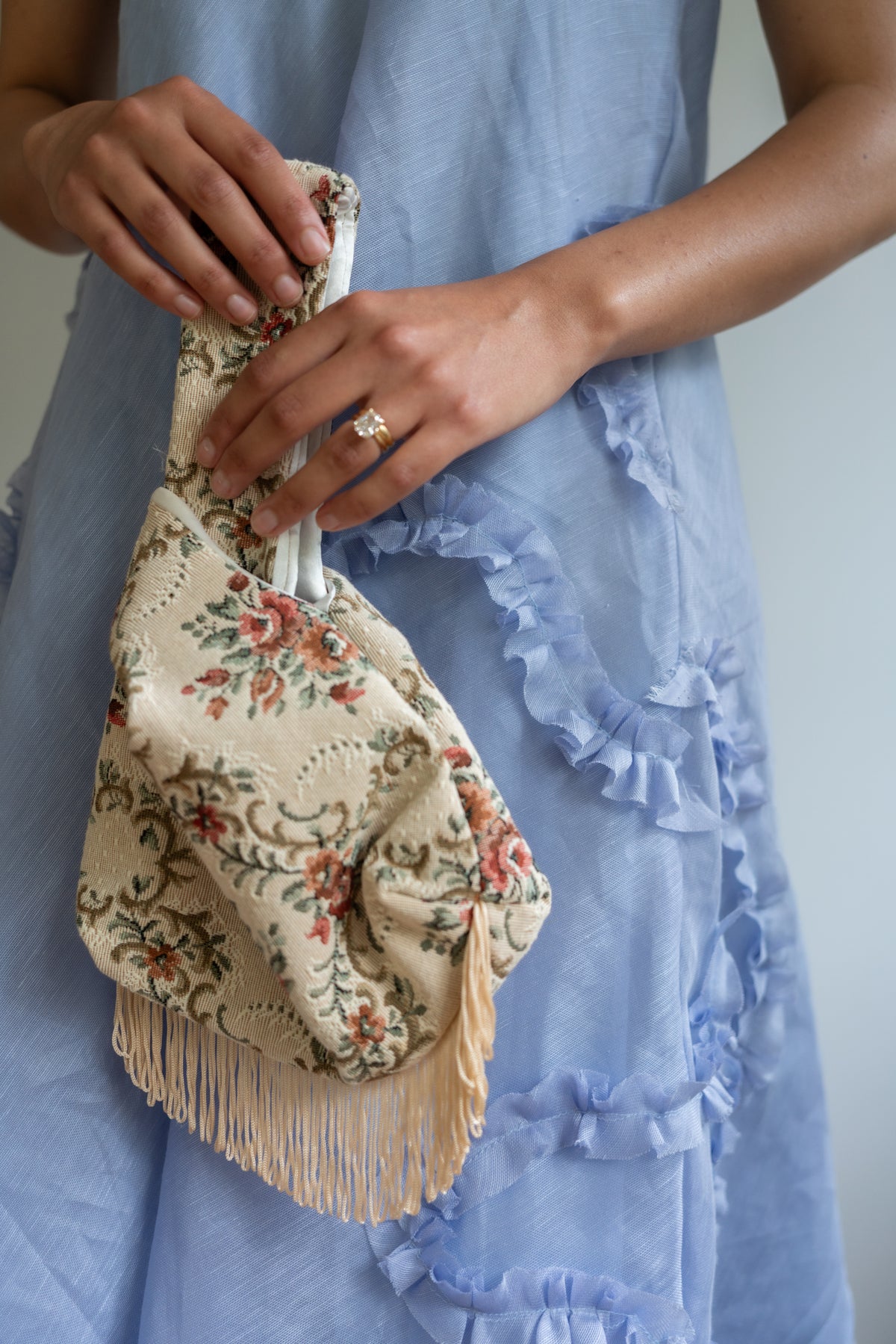 Selah Knot Bag Vintage Cream