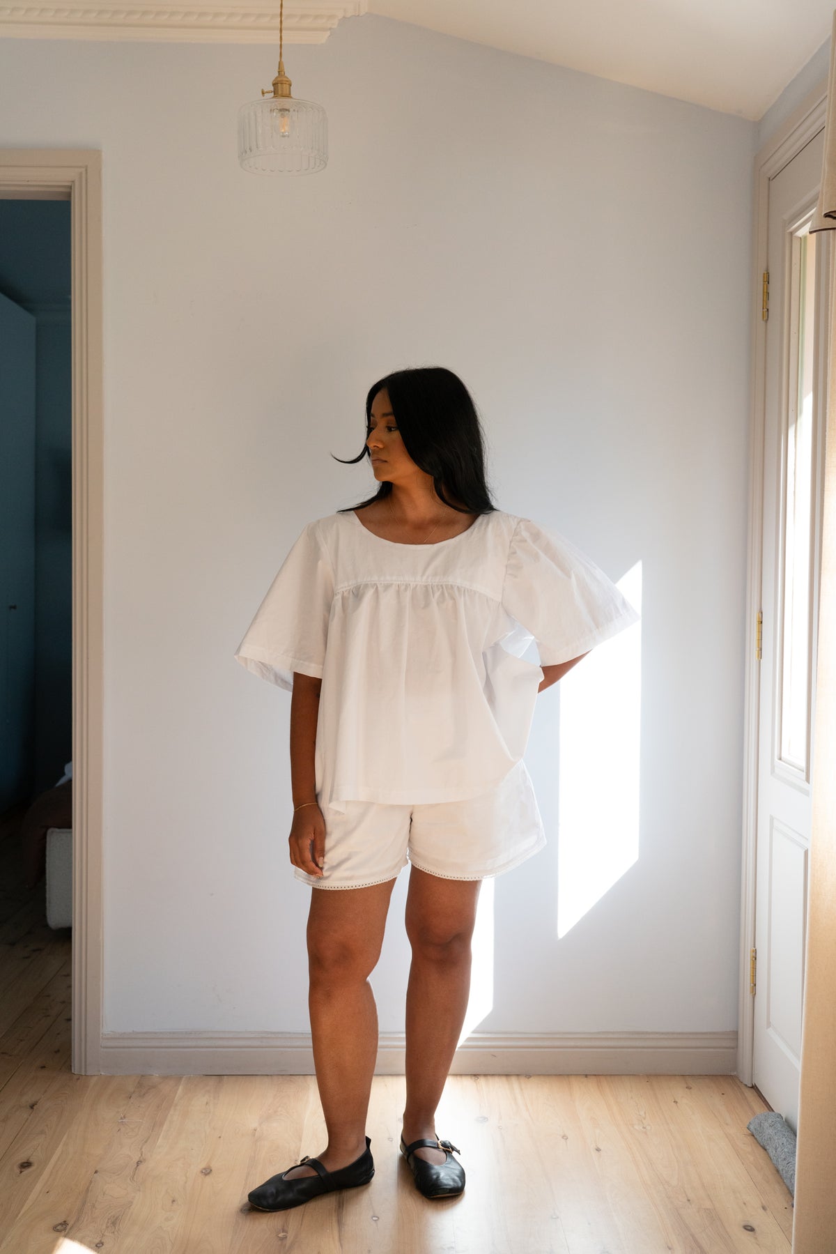 Lydia Top White