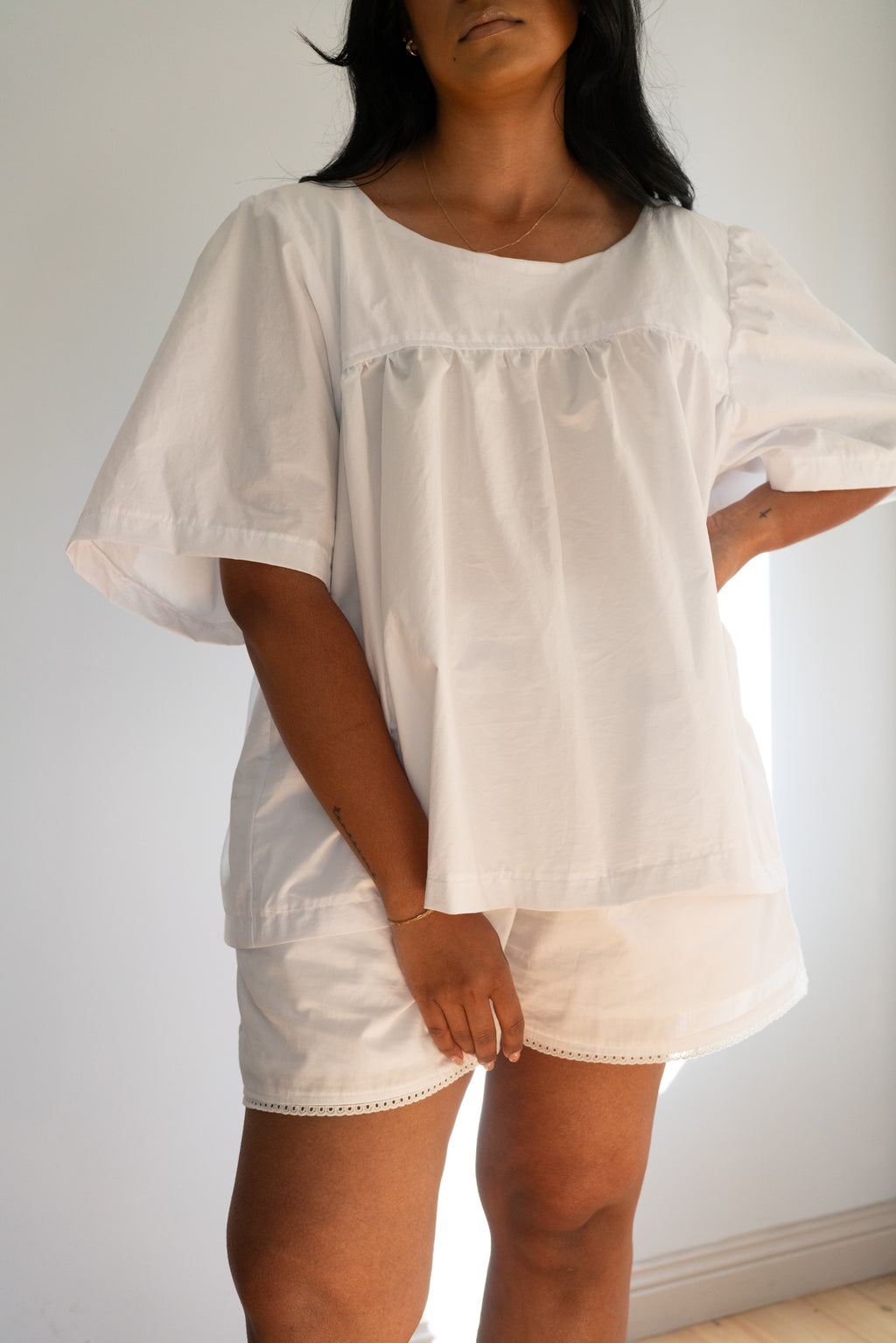 Lydia Top White