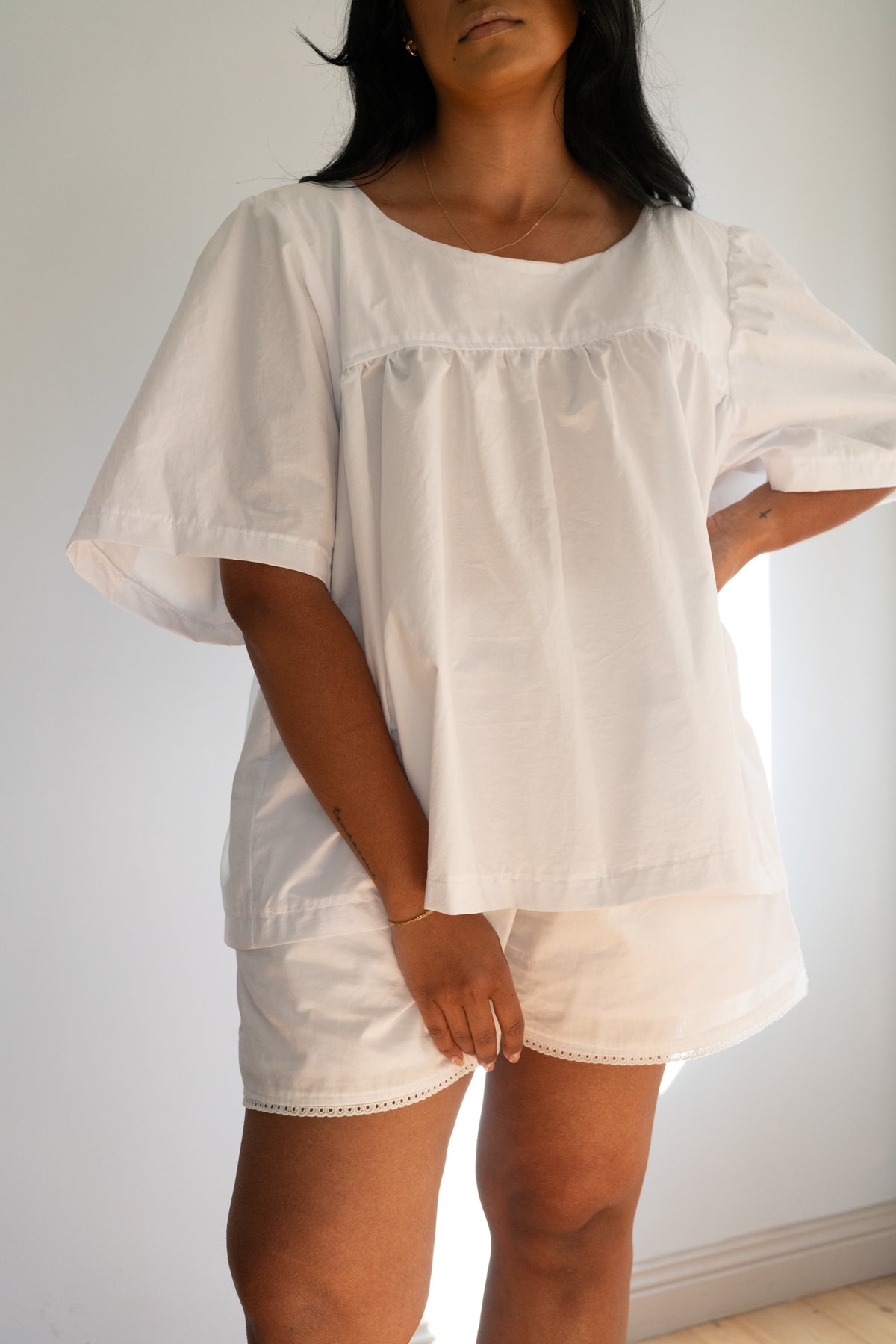 Lydia Top White