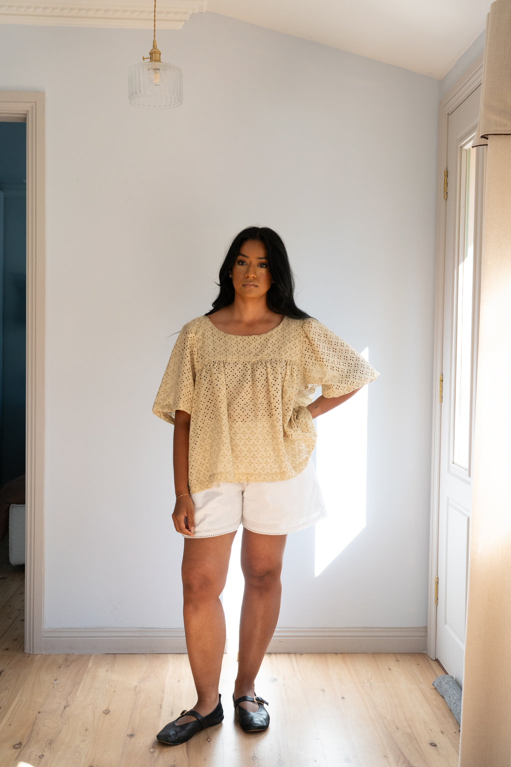 Lydia Top Embroidered
