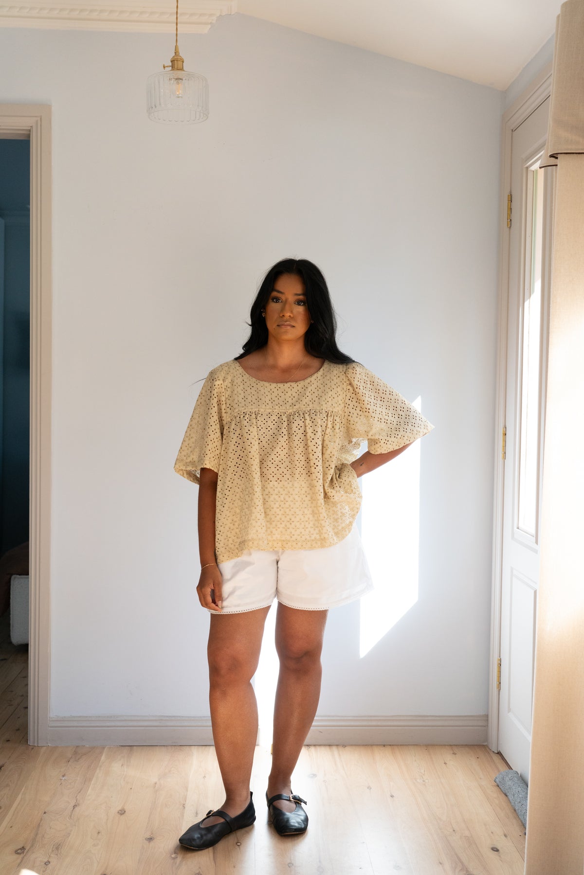 Lydia Top Embroidered