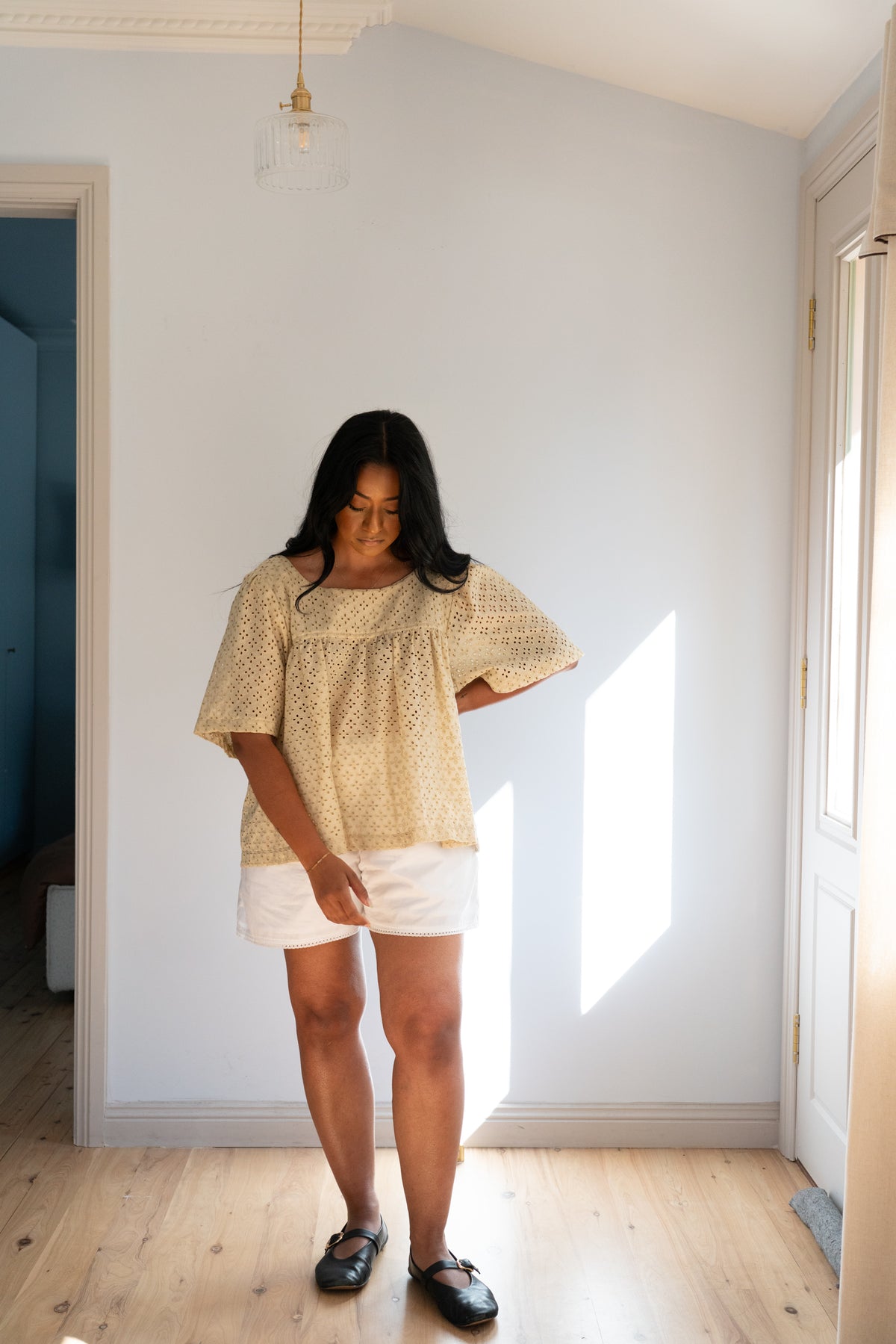 Lydia Top Embroidered