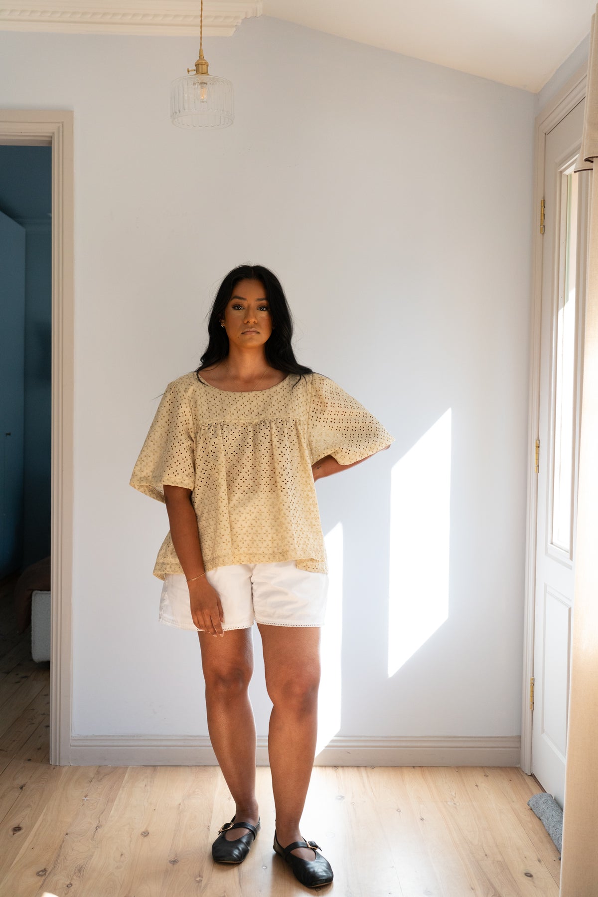 Lydia Top Embroidered
