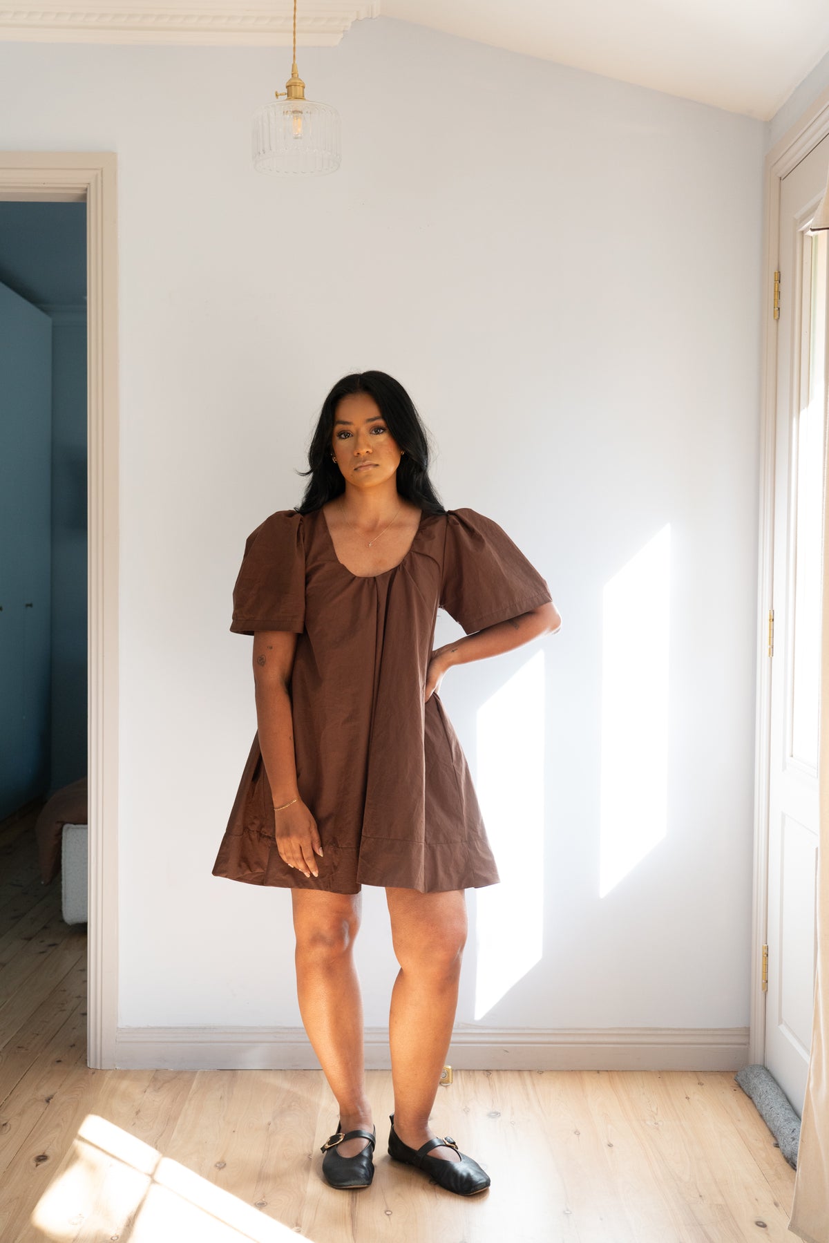 Tabitha Dress Brown