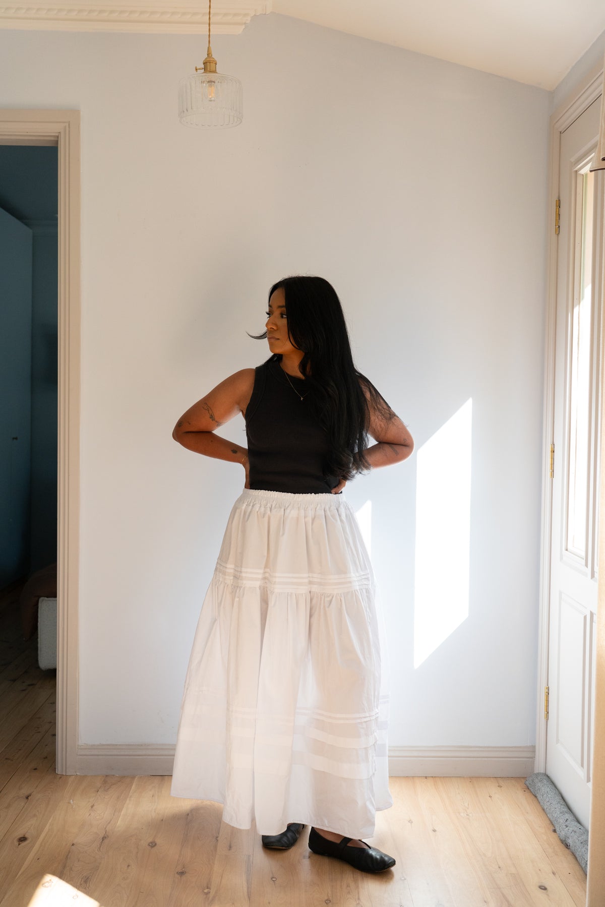 Noa Skirt White