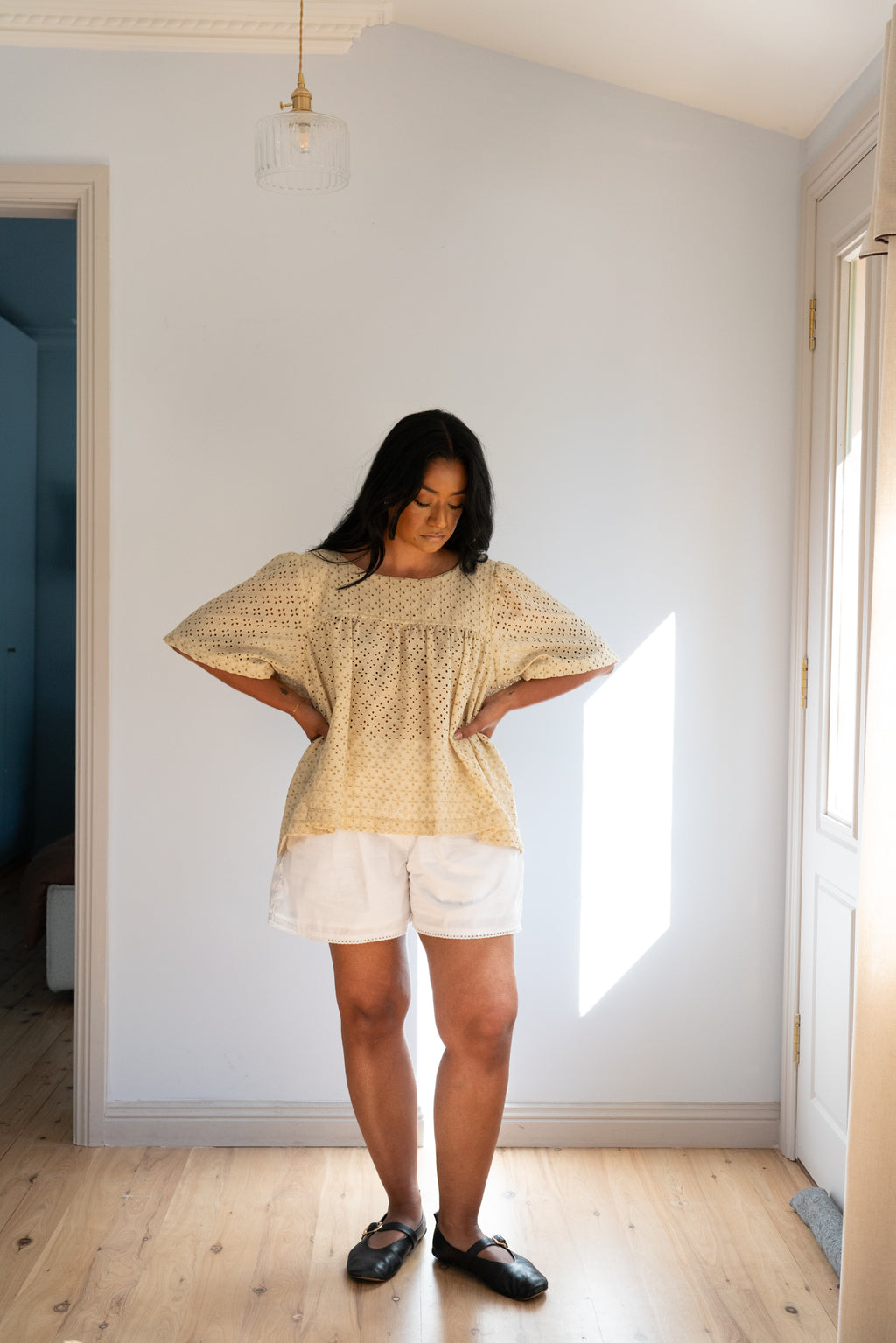 Lydia Top Embroidered