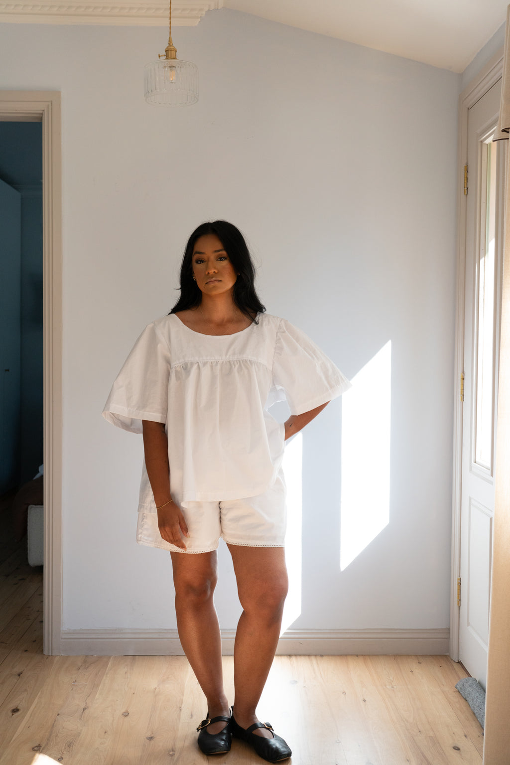 Lydia Top White