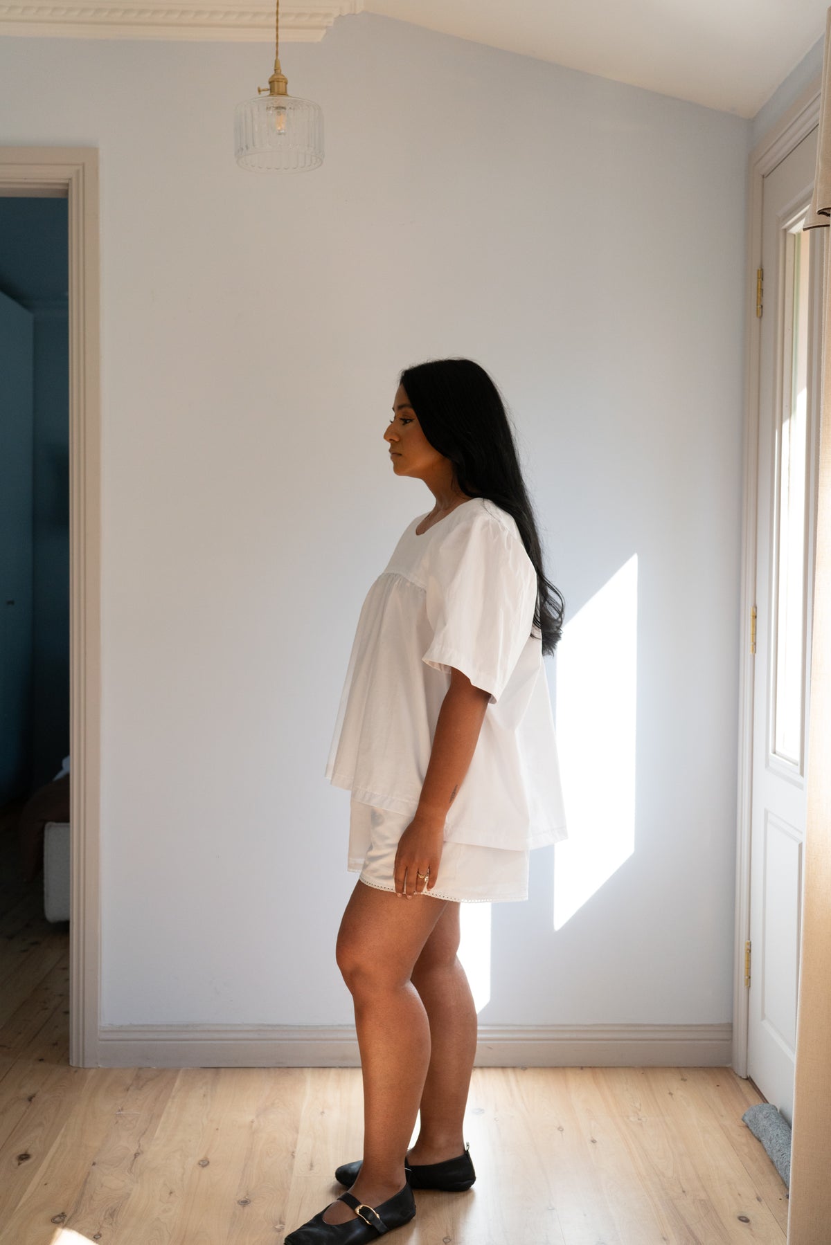 Lydia Top White