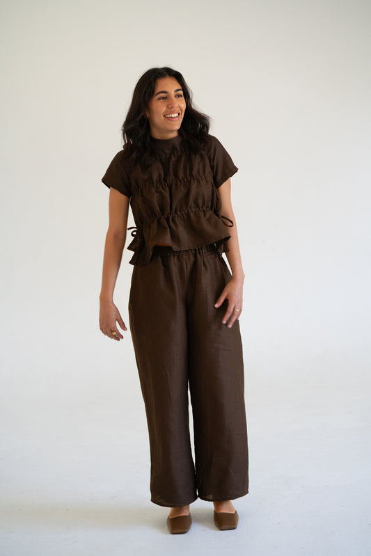 Eden Shirt Chocolate